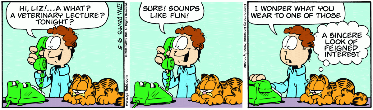 Garfield, September 5, 2006