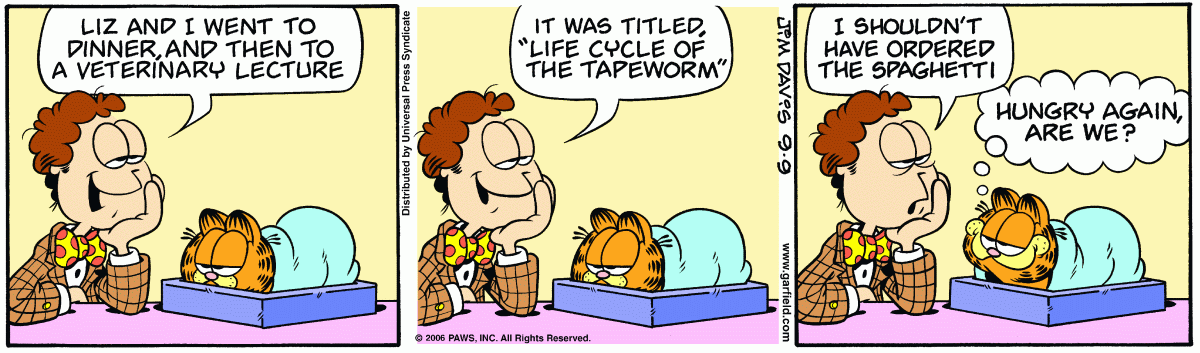 Garfield, September 9, 2006