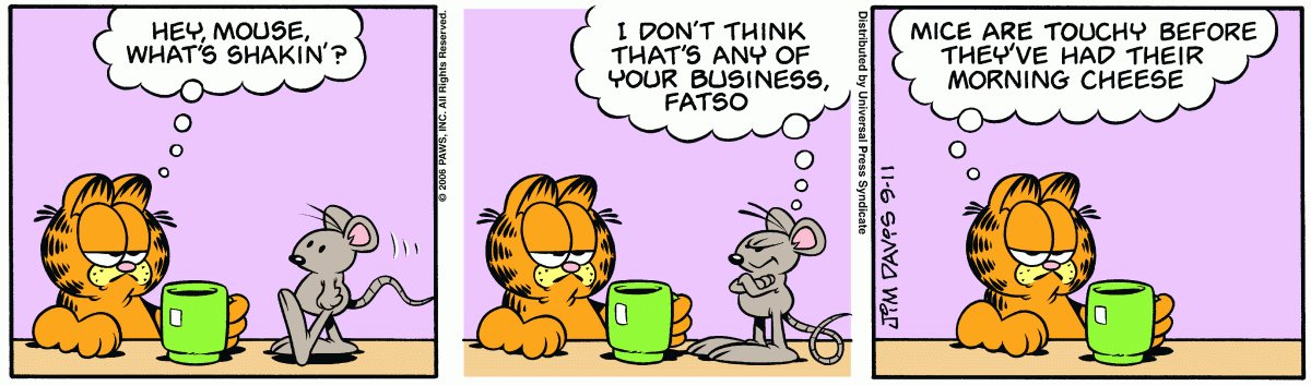 Garfield, September 11, 2006