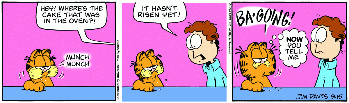 Garfield, September 15, 2006