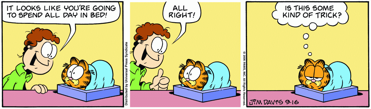 Garfield, September 16, 2006