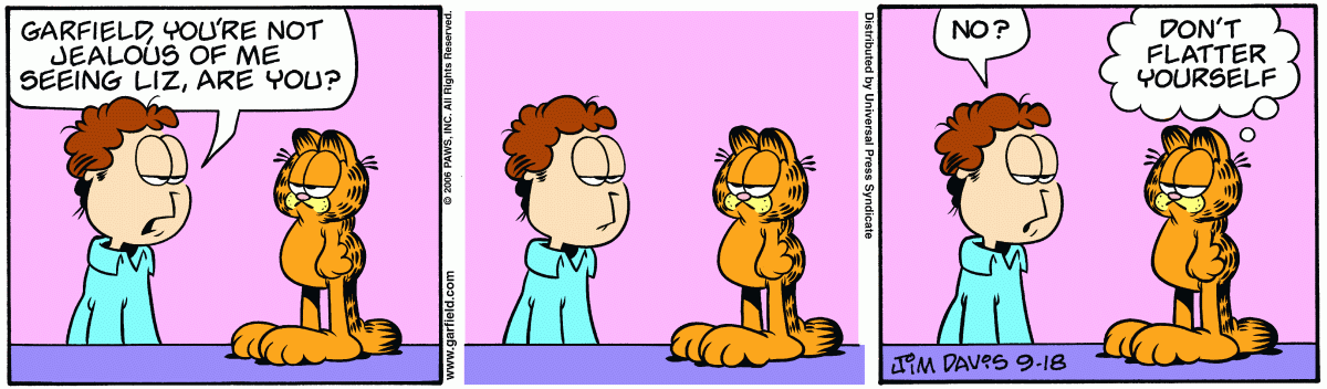 Garfield, September 18, 2006