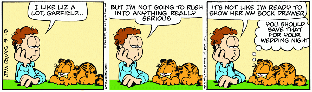 Garfield, September 19, 2006