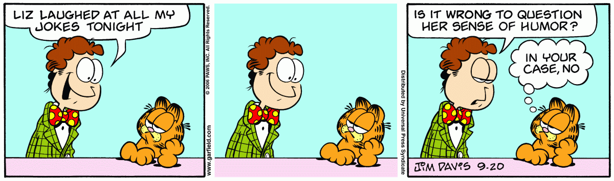 Garfield, September 20, 2006