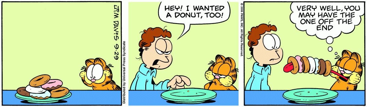 Garfield, September 29, 2006