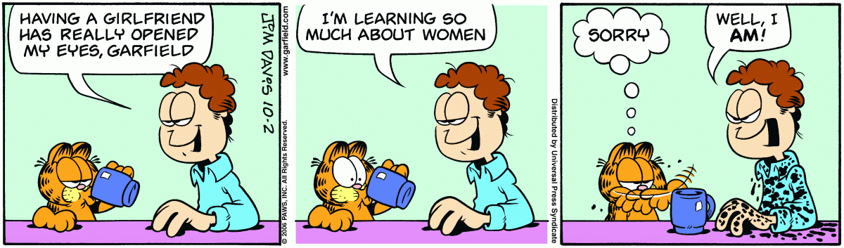 Garfield, October 2, 2006
