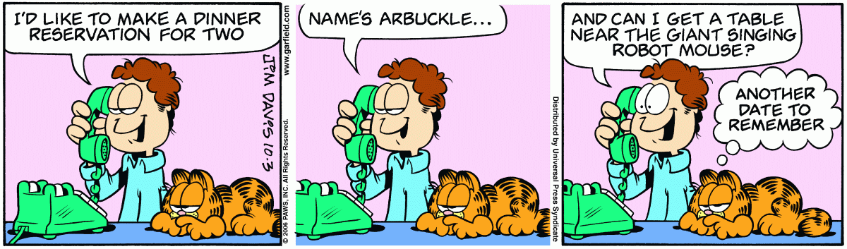 Garfield, October 3, 2006