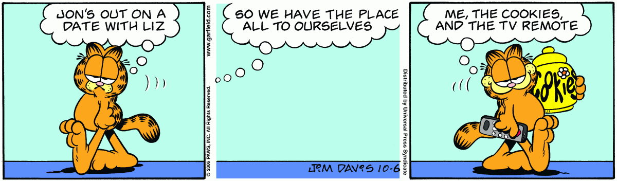 Garfield, October 6, 2006
