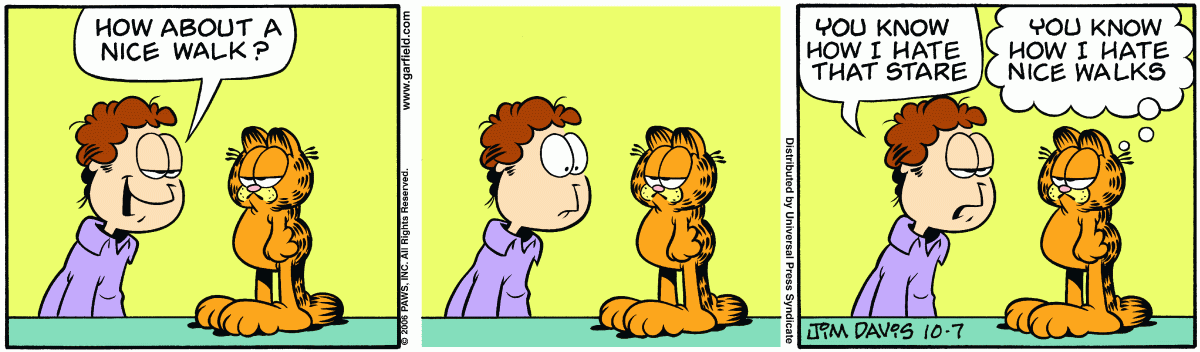 Garfield, October 7, 2006