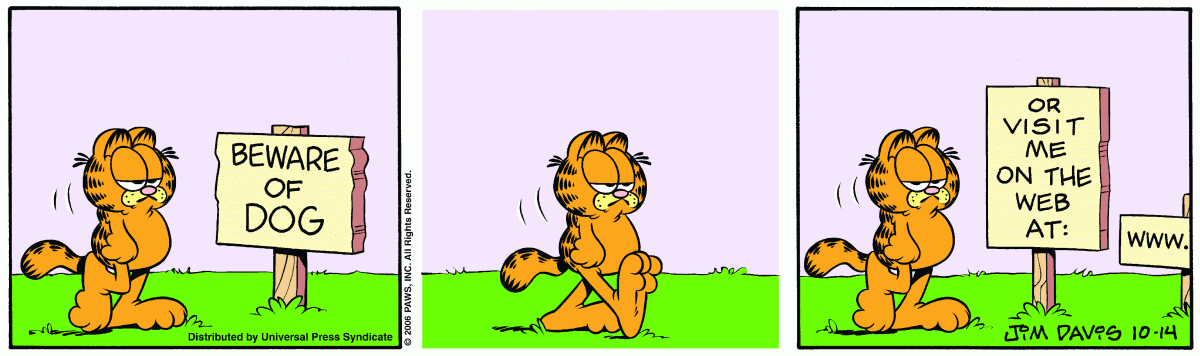 Garfield, October 14, 2006