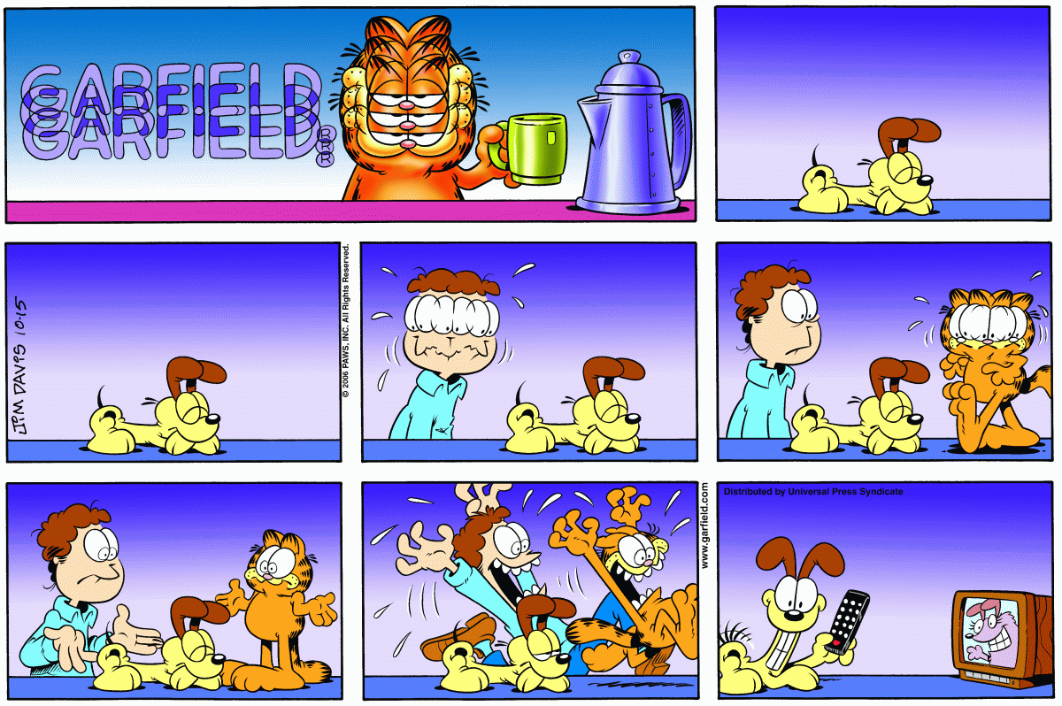 Garfield, October 15, 2006