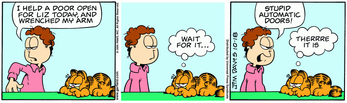 Garfield, October 18, 2006
