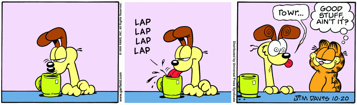 Garfield, October 20, 2006