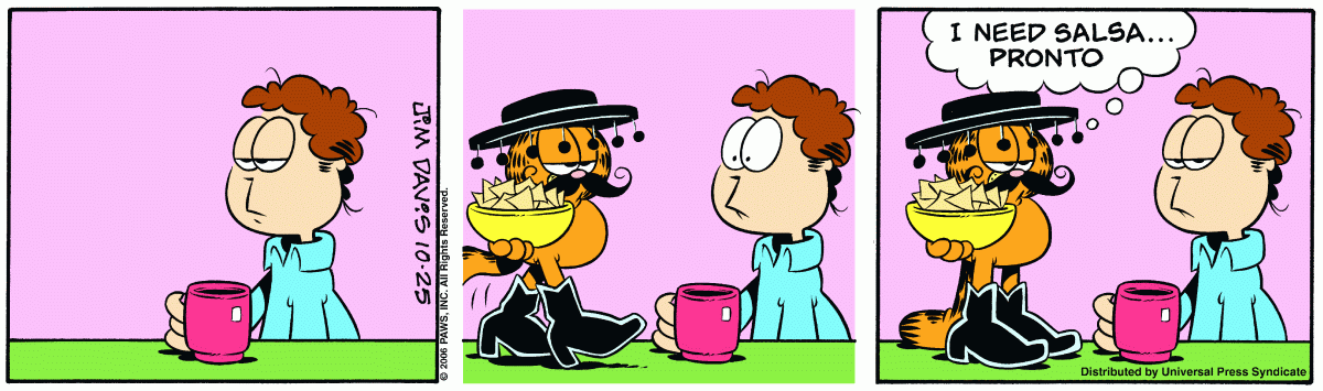 Garfield, October 25, 2006