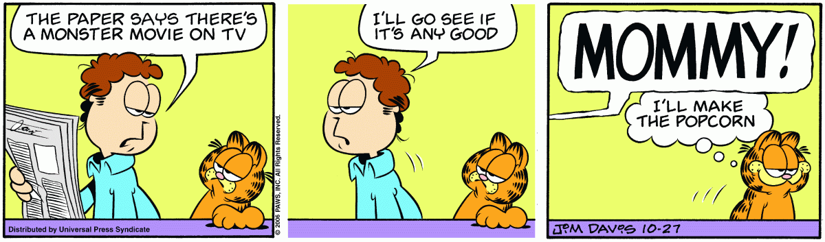 Garfield, October 27, 2006