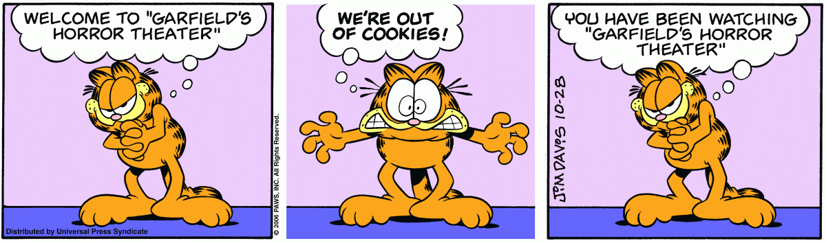 Garfield, October 28, 2006