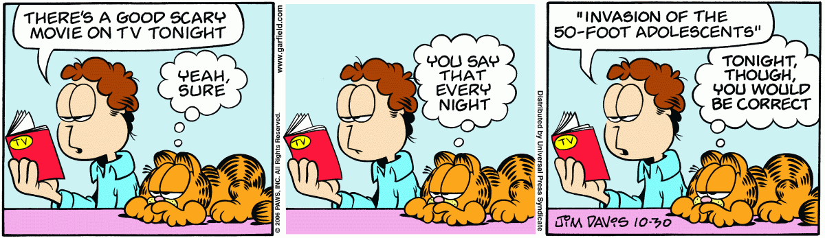 Garfield, October 30, 2006
