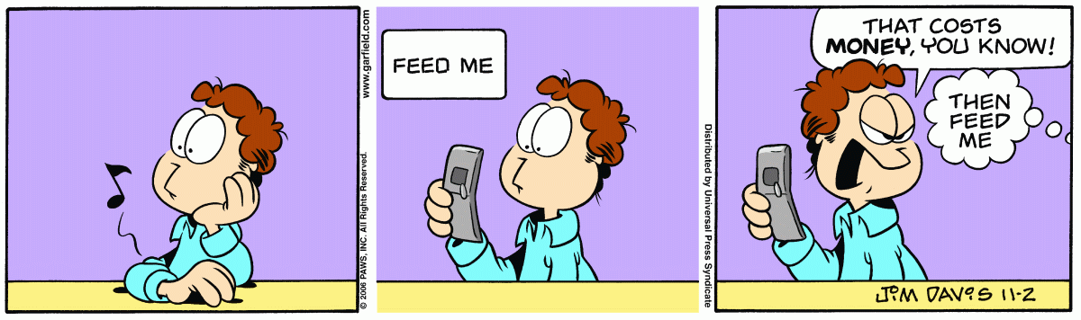 Garfield, November 2, 2006
