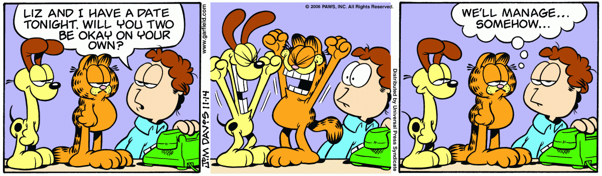 Garfield, November 14, 2006