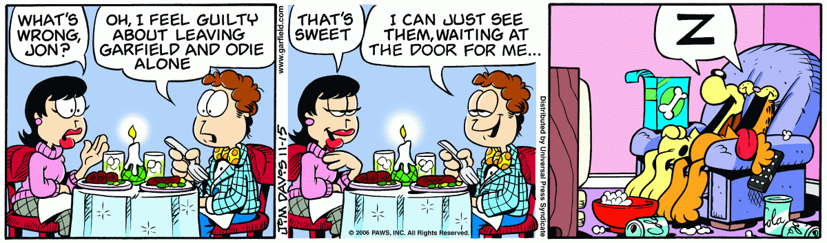 Garfield, November 15, 2006