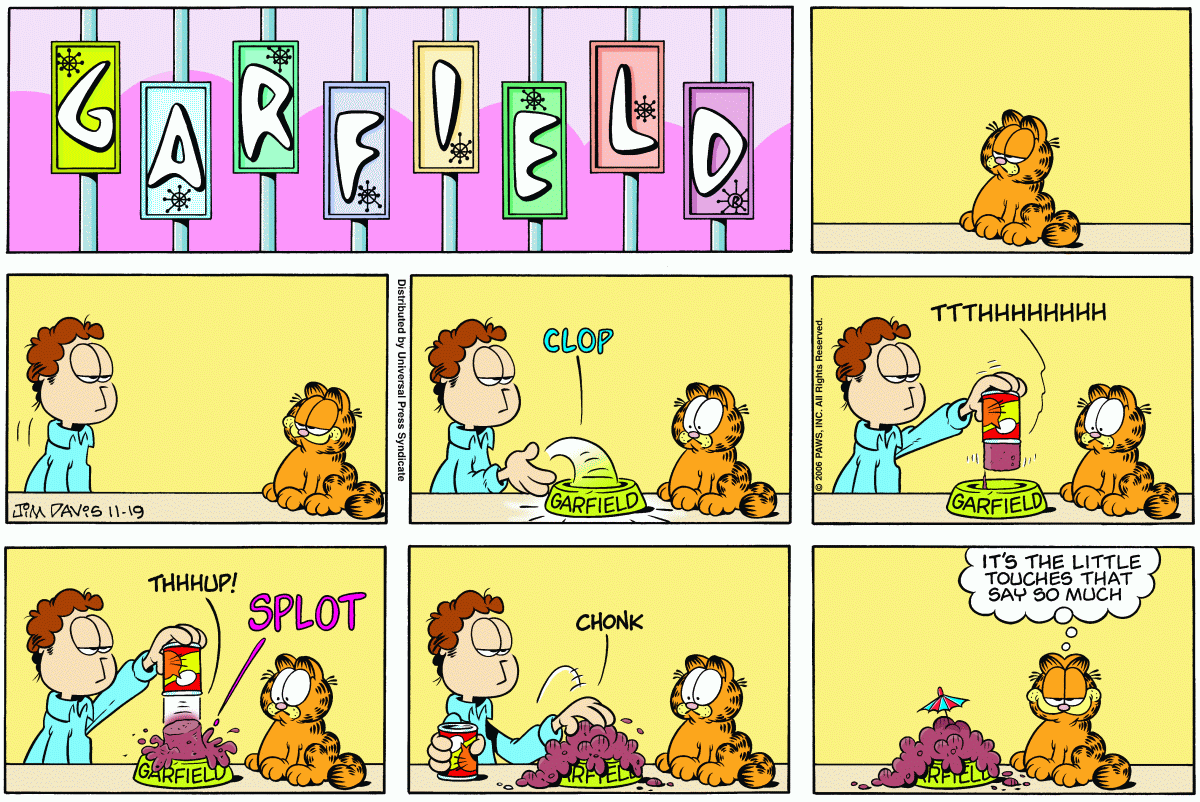 Garfield, November 19, 2006