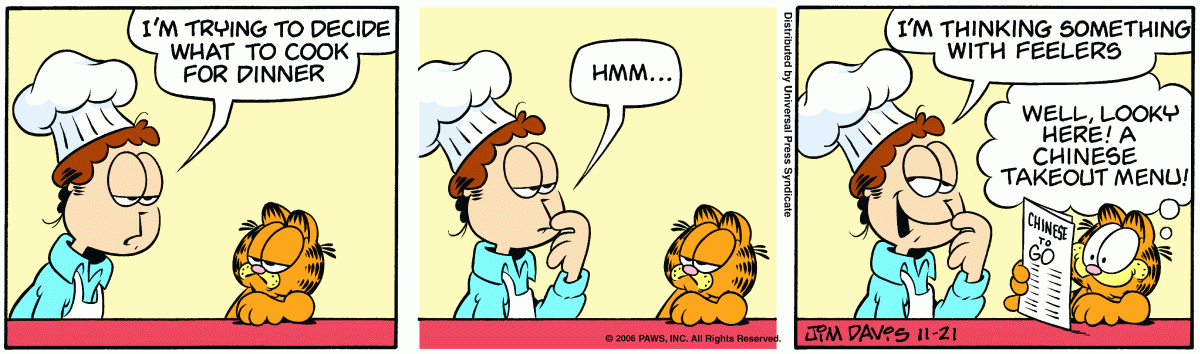 Garfield, November 21, 2006