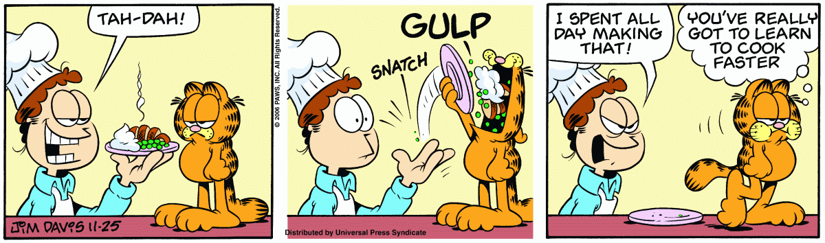 Garfield, November 25, 2006