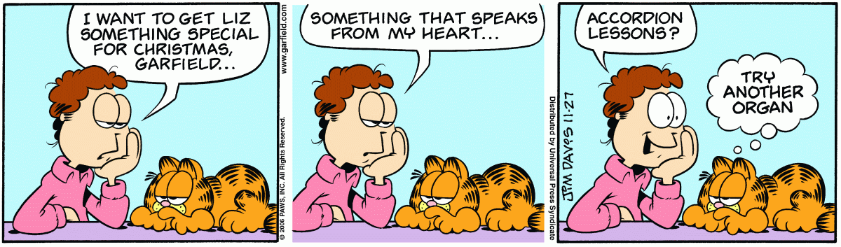 Garfield, November 27, 2006
