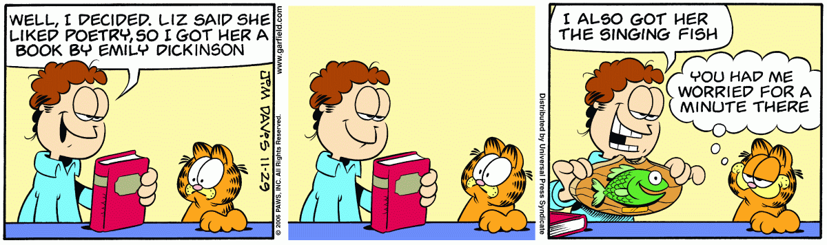 Garfield, November 29, 2006