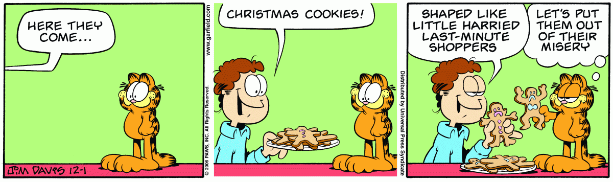 Garfield, December 1, 2006