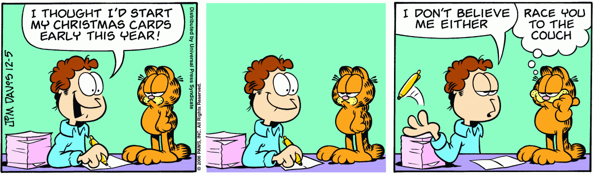 Garfield, December 5, 2006