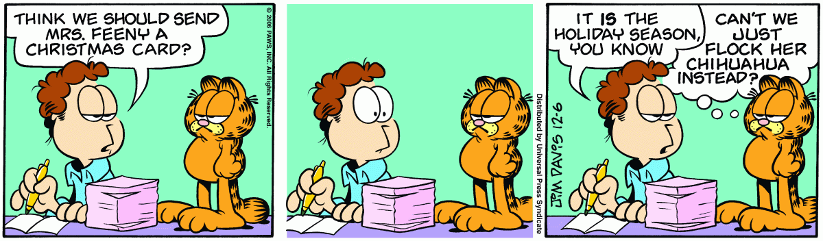 Garfield, December 6, 2006