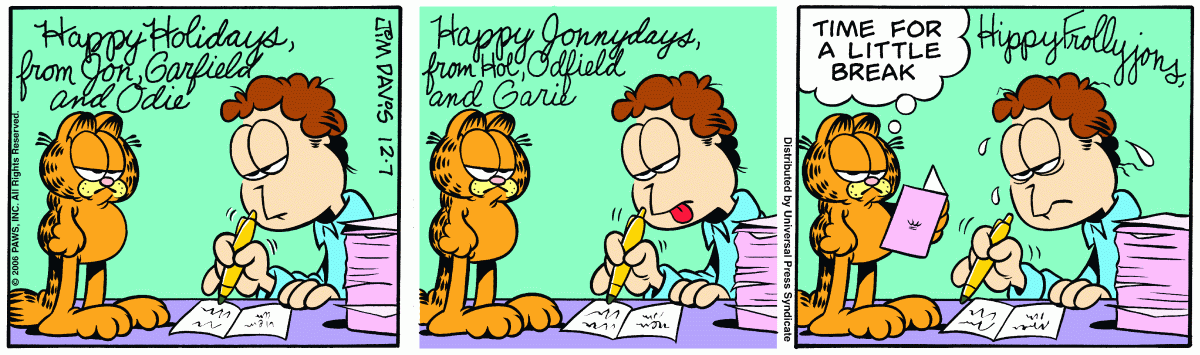 Garfield, December 7, 2006