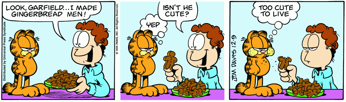 Garfield, December 9, 2006