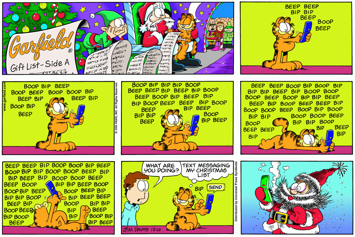 Garfield, December 10, 2006