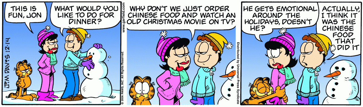 Garfield, December 14, 2006