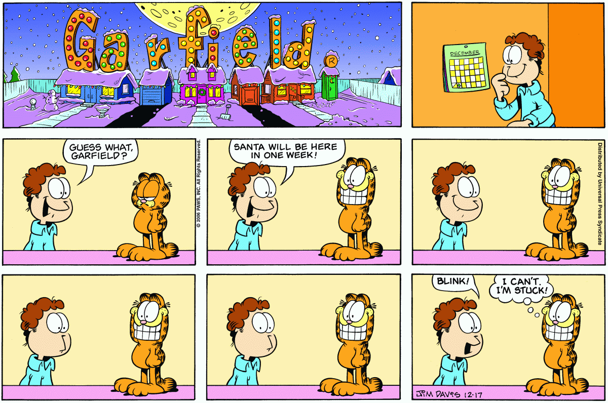Garfield, December 17, 2006