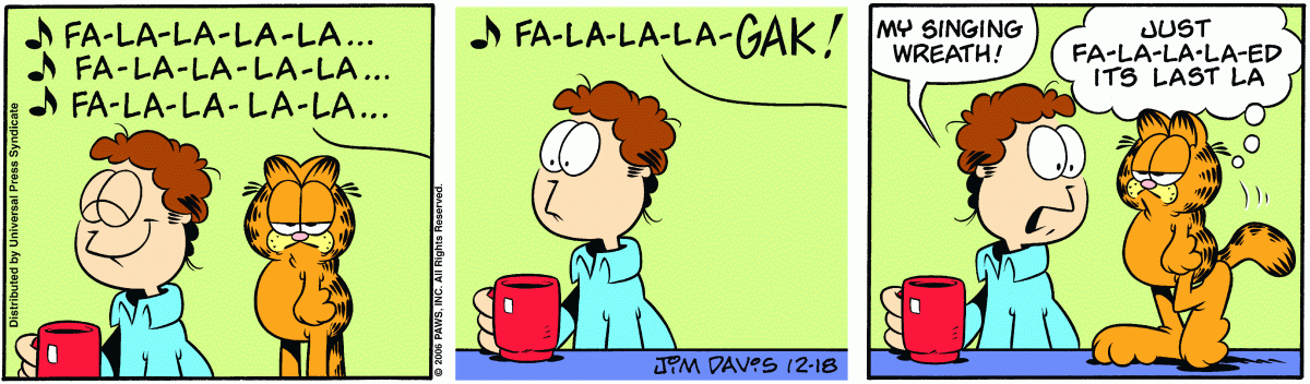 Garfield, December 18, 2006