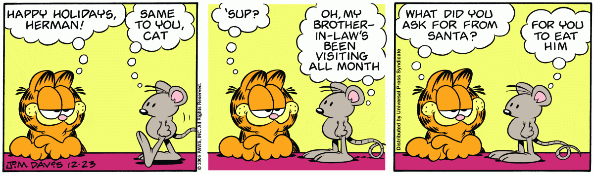Garfield, December 23, 2006