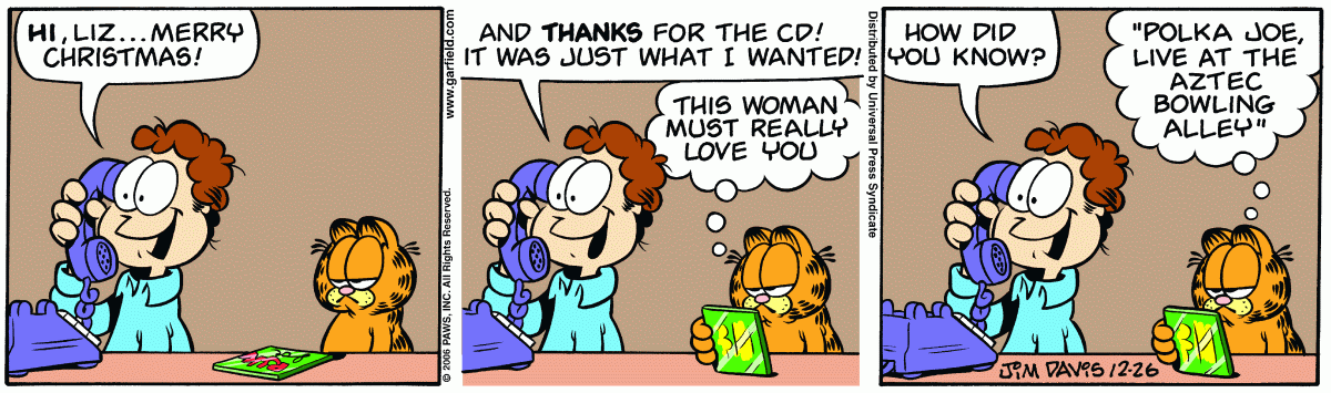 Garfield, December 26, 2006