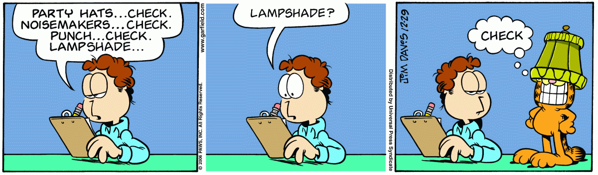 Garfield, December 29, 2006