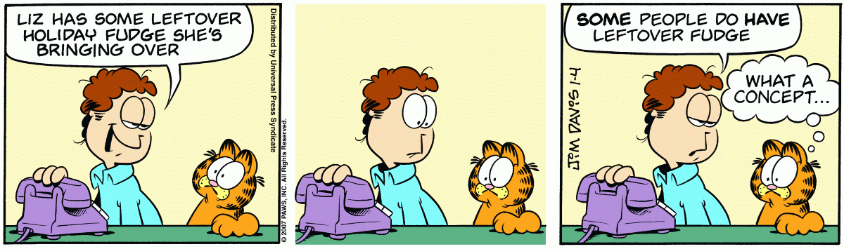 Garfield, January 4, 2007