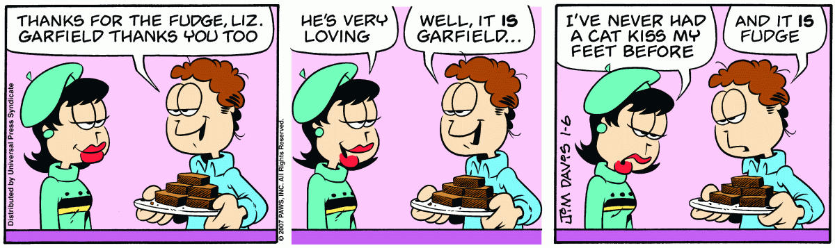 Garfield, January 6, 2007