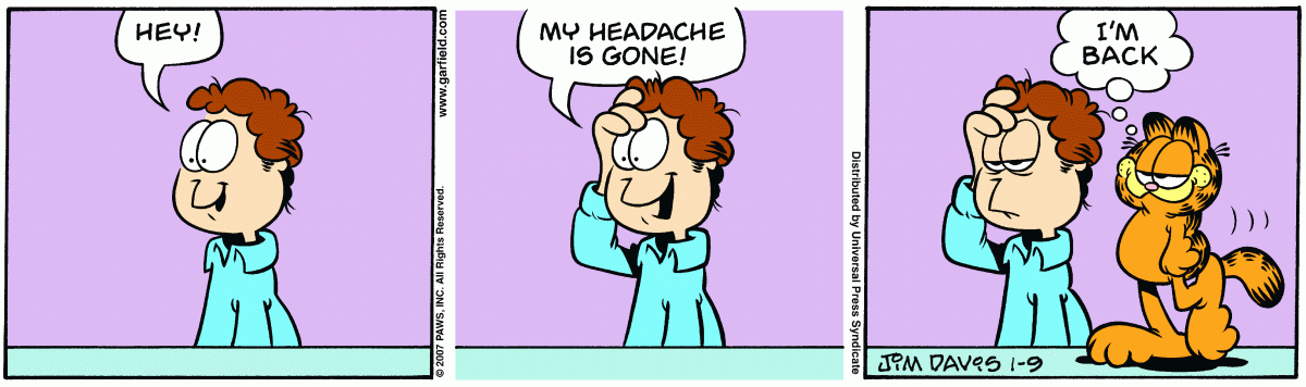Garfield, January 9, 2007