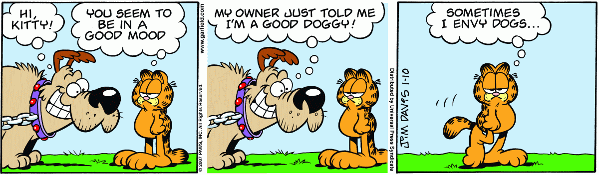 Garfield, January 10, 2007