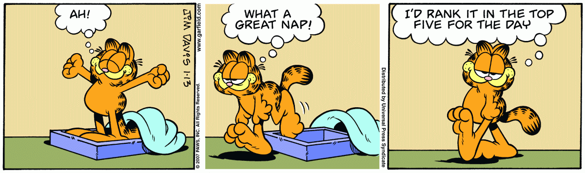 Garfield, January 13, 2007