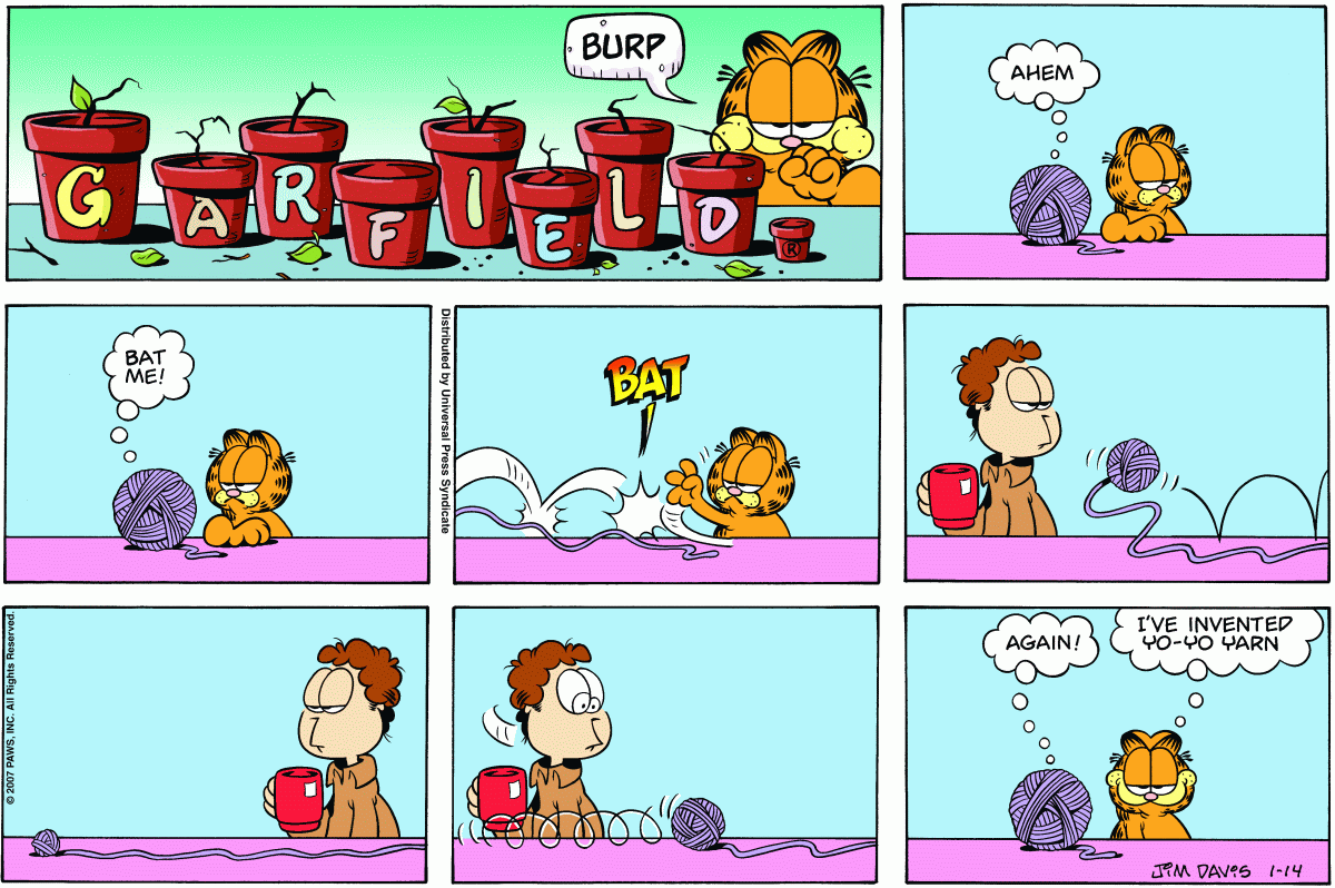 Garfield, January 14, 2007