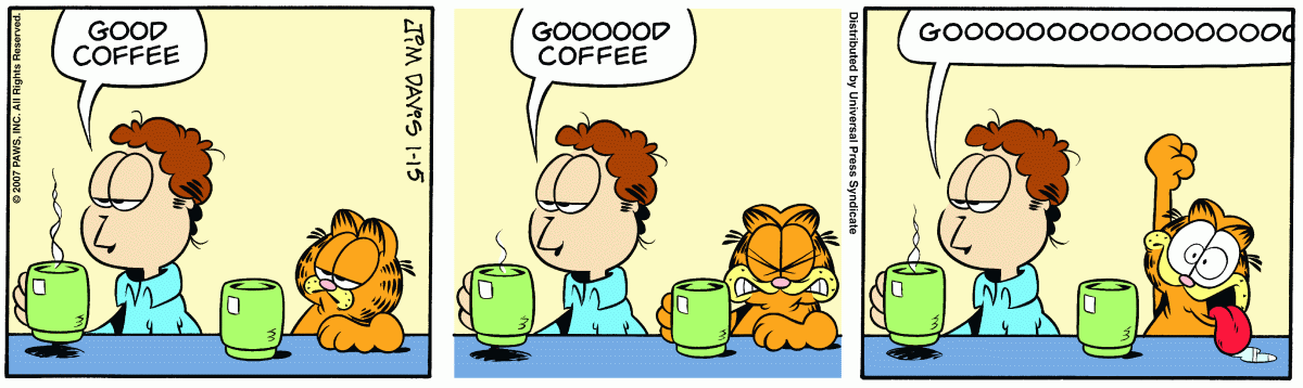 Garfield, January 15, 2007