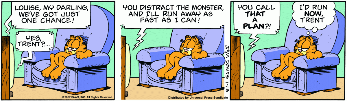 Garfield, January 16, 2007