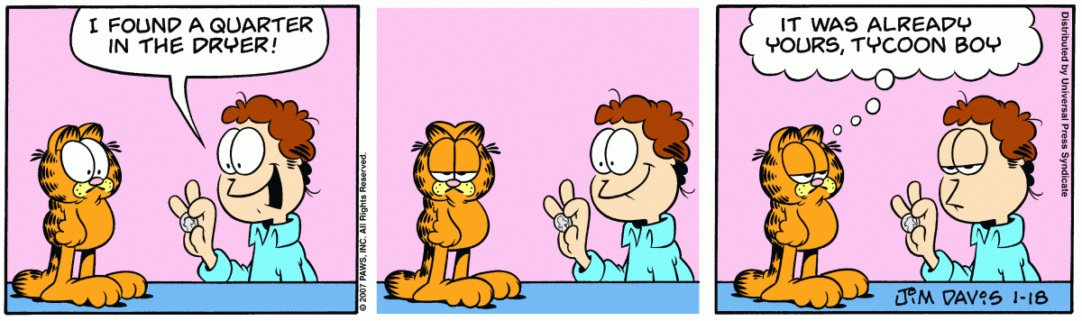 Garfield, January 18, 2007